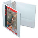 Cardinal Easy Open ClearVue Locking Slant-D Ring Binder, 5&quot;, White