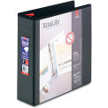 Cardinal XtraLife ClearVue Non-Stick Locking Slant-D Ring Binder, 3&quot;, Black