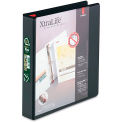 Cardinal XtraLife ClearVue Non-Stick Locking Slant-D Ring Binder, 1-1/2&quot;, Black