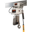 Harrington NERM020L-L-FG-10 NER 2 Ton Food Grade Hoist with Motorized Trolley 2 Ton Capacity, 460V