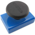 Master Magnetics Ceramic Rectangular Base Magnets HMKS-D with Knob 40 Lbs. Blue Powder Coat