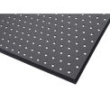 NoTrax Superfoam Perforated Safety/Anti-Fatigue Floor Mat, 3&#39; x 5&#39;, 5/8&quot; Thick, Black