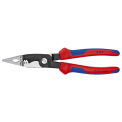 KNIPEX Electrical Installation Pliers 12 / 14 Awg, Comfort Grip 8&quot; OAL, 13 82 8 SBA