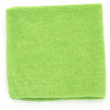 Microworks Microfiber Terry Towel 16&quot; x 16&quot;, Green 12 Towels/Pack