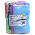 Microworks Microfiber Towels, Assorted 2lb. Bulk Bag