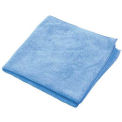 Microworks Microfiber Towel 12&quot; x 12&quot;, Blue 12 Towels/Pack