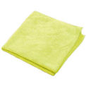 Microworks Microfiber Towel 12&quot; x 12&quot;, Yellow 12 Towels/Pack