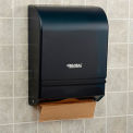 Plastic C-Fold/Multi-Fold Paper Towel Dispenser, 350 C-Fold/540 Multi-Fold, Smoke Gray