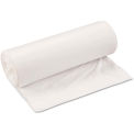 Inteplast Group Low Density Can Liner 33 Gallon 0.80 Mil, White 25 Bags/Roll 6/Box, IBSSL3339XHW
