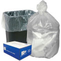 Ultra Plus High Density Can Liners 16 Gallon 0.31 Mil, Natural 1000 Bags/Box, WBIHD24338N