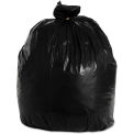 Boardwalk Super-Heavy Grade Can Liners 33 Gallon 1.20 Mil, Black 10 Bags/Roll 10/Box, BWK516