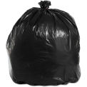 Boardwalk Super X-Heavy Grade Can Liners 45 Gallon 1.60 Mil, Black 10 Bags/Roll 10/Box -BWK521
