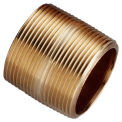 Merit Brass 1&quot; X 1-1/2&quot; Lead Free Seamless Red Brass Pipe Nipple