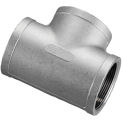 1-1/4&quot; Tee, 304 Stainless Steel, FNPT, Class 150, 300 PSI