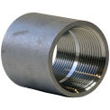 1&quot; Coupling, 304 Stainless Steel, FNPT, Class 150, 300 PSI
