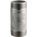 1-1/4&quot; x 3-1/2&quot; 304 Pipe Nipple, 16168 PSI, Sch. 40, Domestic, Stainless Steel - Pkg Qty 10