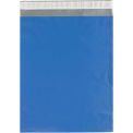2.5 Mil Colored Poly Mailers, 14-1/2x19", Blue, 100 Pack