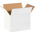 14&quot; x 10&quot; x 10&quot; White Corrugated Boxes - Pkg Qty 25