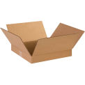 14&quot; x 14&quot; x 2&quot; Flat Corrugated Boxes - Pkg Qty 25