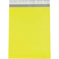 2.5 Mil Colored Poly Mailers, 14-1/2x19&quot;, Yellow, 100 Pack