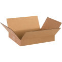 13&quot; x 10&quot; x 2&quot; Flat Corrugated Boxes - Pkg Qty 25