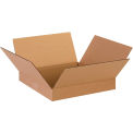 13" x 13" x 2" Flat Corrugated Boxes - Pkg Qty 25