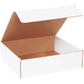 14&quot;x12&quot;x4&quot; Corrugated Literature Mailer, White - Pkg Qty 50