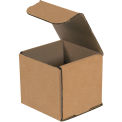 4&quot;x4&quot;x4&quot; Corrugated Mailer, Kraft - Pkg Qty 50