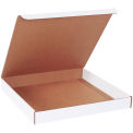 16&quot;x16&quot;x2&quot; Corrugated Literature Mailer, White - Pkg Qty 50