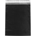 2.5 Mil Colored Poly Mailers, 12&quot;x15-1/2&quot;, Black, 100 Pack