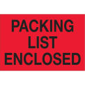 2&quot;x3&quot; Packing List Enclosed Labels, Red/Black, 500 Per Roll