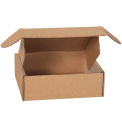 12&quot;x12&quot;x4&quot; Corrugated Tab Lock Literature Mailers, Kraft - Pkg Qty 50