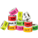 Tape Logic 2&quot; x 3&quot; Easy Order Months Of The Year Packs 500 Labels Per Roll 12 Rolls, DL1238