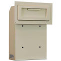 Protex Through-The-Door Depository Drop Box, 4-1/4&quot;W x 10&quot;D x 15&quot;H, Beige