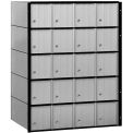 Salsbury Industries Aluminum Mailbox, 23-1/2&quot;W x 15-1/2&quot;D x 30&quot;H, 20 Doors, Standard System