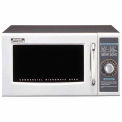 Sharp R-21-LCF - Commercial Microwave Oven, Medium Duty, 1000W, Gray, 20-1/2&quot;W x 16&quot;H x 12-1/8&quot;D