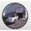 160-Degree Outdoor Acrylic Convex Mirror W/Galvanized Steel Back, 36&quot; Dia.