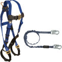 FallTech 70158259, (1) 7015 Harness and (1) 8259 Shock Absorbing Lanyard