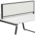Global Industrial Magnetic Whiteboard Partition, 55&quot;W x 16&quot;H