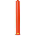 EAGLE Poly Bollard Sleeve - Smooth - Fits Bollard Dia. 4&quot; - Red