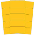 Magnetic Yellow  Strips 2" X 7/8", 25 Per Pack