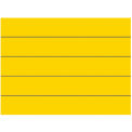 Magnetic Yellow  Strips 6"X7/8", 25 Per Pack