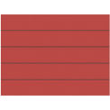 Magnetic Red Strips 6&quot;X7/8&quot;, 25 Per Pack