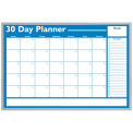 Magna Visual 30-Day Non-Magnetic Dry Erase Planner, White, 36 x 24