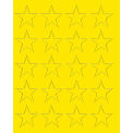 Magna Visual FI-522 3/4&quot; Yellow Magnetic Stars 20/Pk