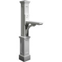 Mayne Newport Plus Mailbox Post, 56&quot;H White