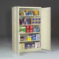 Tennsco Welded Jumbo Storage Cabinet, 48&quot;W x 24&quot;D x 78&quot;H, Sand