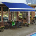 Awntech Retractable Awning Left Motor 18'W x 10'D x 10"H Blue