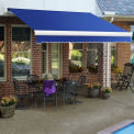 Awntech Retractable Awning Manual 14'W x 10'D x 10&quot;H Bright Blue