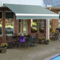 Awntech Retractable Awning Right Motor 12'W x 10'D x 10"H Sage